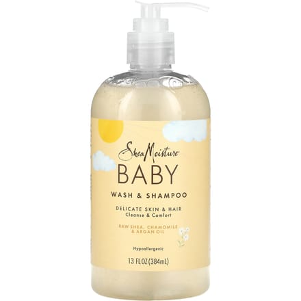 Lait de Toilette & Shampoing Bébé à l'Encens & à la Myrrhe, 384 ml (13 oz liq.) beige