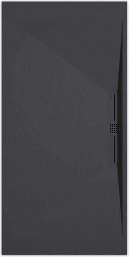 Sanifun douchebak Stone Side Anthraciet Slate 1100 x 800 P