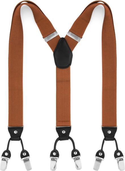 Brede Bruine Clipbretels