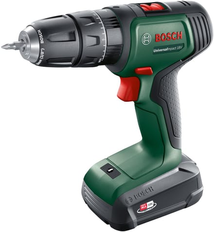 Bosch Home and Garden UniversalImpact 18V Accu-schroefboormachine 2 snelheden Incl. accu