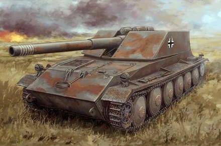 Trumpeter Modelbouwpakket Militaire voertuigen - 63523 German Rhm.-Borsig Waffentrager Plastic - 1:35 - Modelbouw