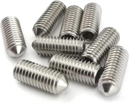 Set Kegelpuntschroeven Roestvrij Staal DIN 914 - M5x40 - 50 Stuks