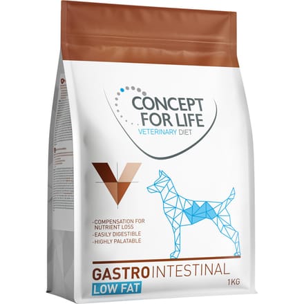 1kg Concept for Life Veterinary Diet Gastrointestinal Low Fat droog hondenvoer