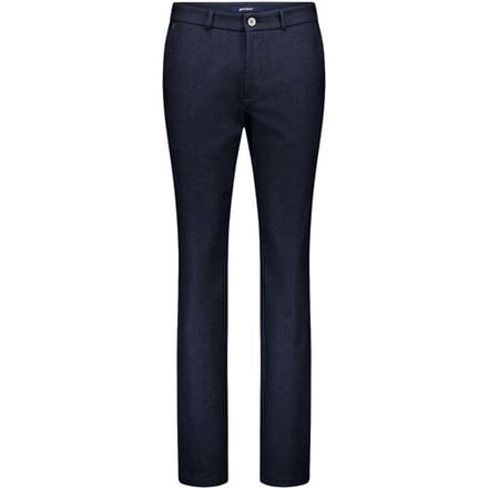 Gardeur Broek Tonic Check Pattern Jersey Flanel Touch Comfort Marine / male