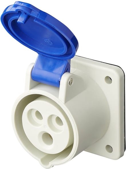 ProPlus Wandcontactdoos opbouw - 16A - IP44 - 230V - 3-polig - Spatbestendig