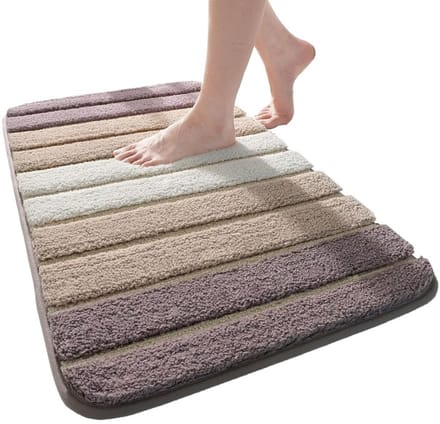 DailySupplies® Badmat Anti Slip - Douchemat - Bathroom Mats - Bruin