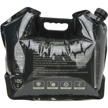 Sac Récipient d'Eau Pliable Grande Capacité Portable Réutilisable Pliant pour Voyage