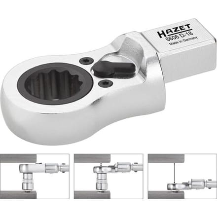 Insteek-ringratelsl. 18mm 14x18mm Hazet