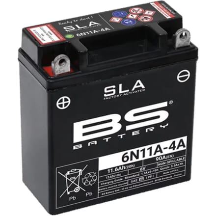 Bs Battery Sla Battery Maintenance Free Factory Activated - 6N11A-4A