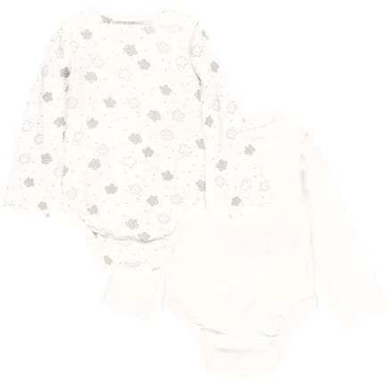 Boboli 18b203 Body Met Lange Mouwen Wit 6 Months Jongen