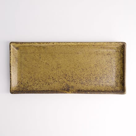 Tokyo Design Studio - Mino Craft Bord - Rechthoekig - Bruin - 28,5 x 12,5 cm