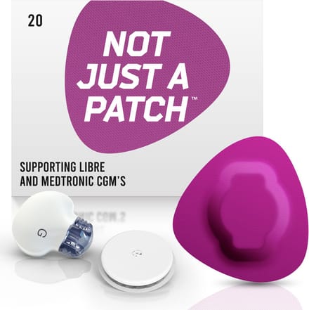 Not Just A Patch - S - Purple Patch - Sensor patches pleister | Freestyle Libre | Medtronic Guardian | Dexcom – 20 sensorpleisters
