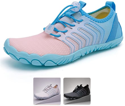 DOTALES - FlexStep barefoot schoenen Blau-Rosa 42