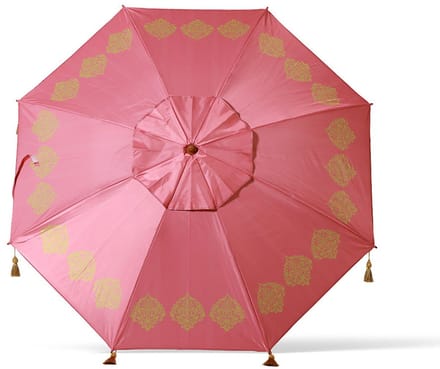 Parasoll Ø 200 cm Franjes Oxford stoffen