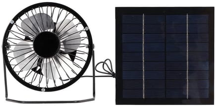 5W Mini Zonnepaneel Met Koelventilator, Geschikt voor Kas, Klein Kippenhok & Schuur