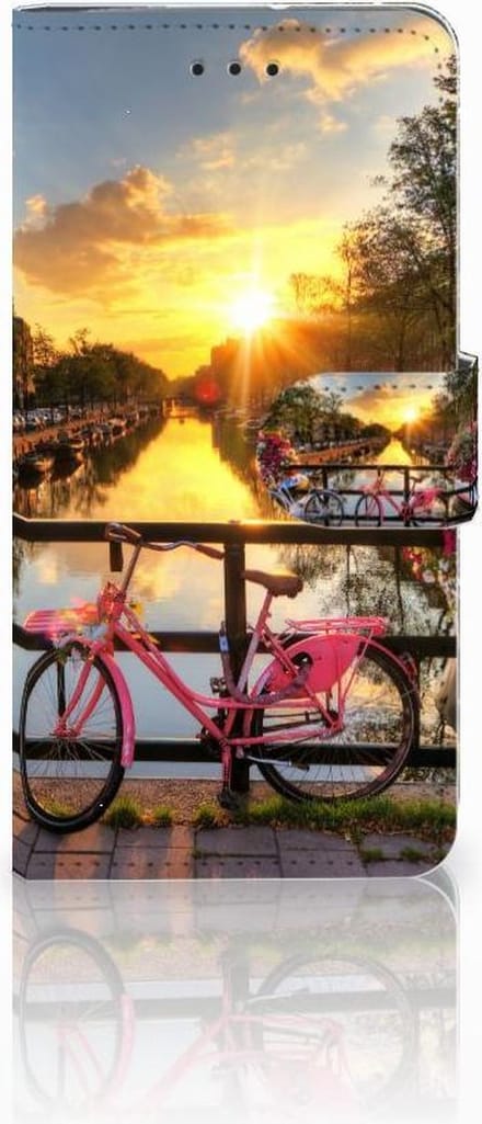 Motorola Moto G7 Play Flip Cover Amsterdamse Grachten