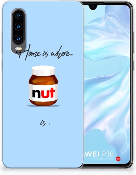 Huawei P30 Siliconen Case Nut Home