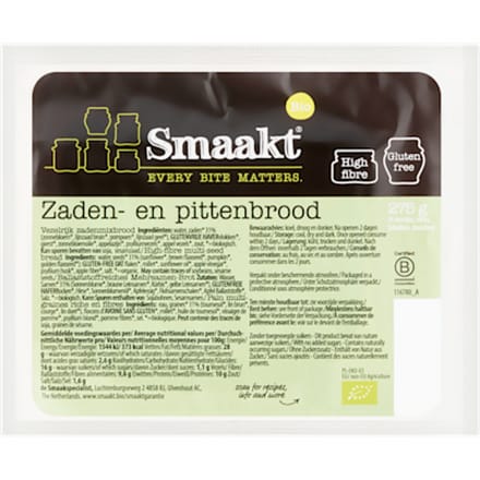 Zaden- en pittenbrood bio