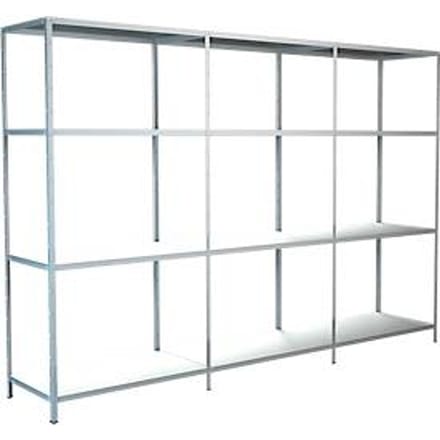 Insteekstellingen - B 2600 x D 350 x H 2600 mm - wit
