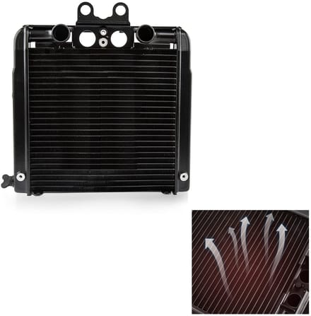 Store_7 - Oil Cooler Radiator - V-Rod Koeling - Robuuste Constructie - Geschikt voor Harley - Efficiënte Temperatuurregeling - Perfect voor V...