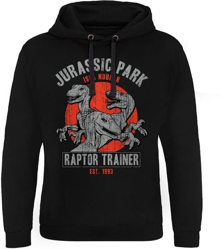 Jurassic Park - Raptor Trainer Epic-hoodie, zwart