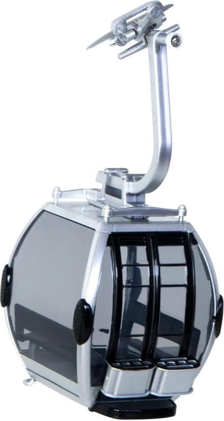 Jaegerndorfer - 84000 Gondel Omega IV 8 Zilver Miniatuur Model - 1:32 - Kerstdorp