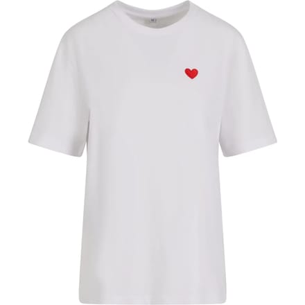 Dames-T-shirt Mister Tee Heart Shape EMB