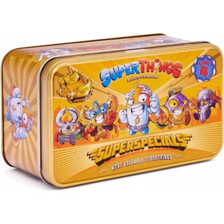 Superthings Golden Tin Superspecials Series 4 Figuur Geel Kinderen