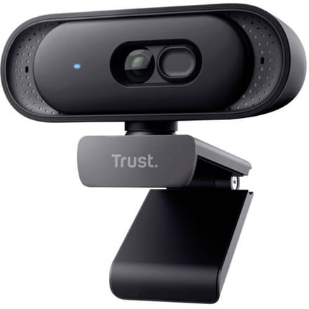 Trust Tomar - QHD Webcam - Ingebouwde Microfoon - Privacy Sluiter - Zwart