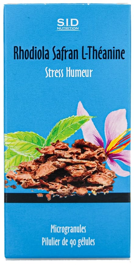 S.I.D Nutrition Rhodiola Saffraan L-Theanine Stress Stemming 90 Capsules