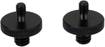 Dailygoods - M4 naar 1/4 inch 20 Buitendraad Converter Adapter Set van 2