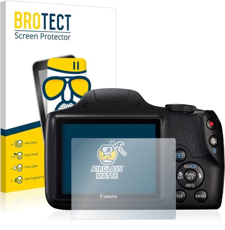 BROTECT - Screenprotector voor Canon PowerShot SX540 HS - Folie Beschermfolie Beschermglas matte