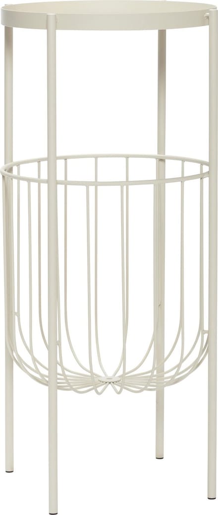 HÜBSCH INTERIOR - Tafeltje, console van wit metaal
