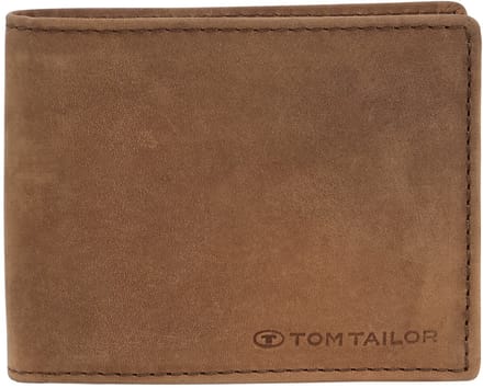 Tom Tailor - TTRON portemonnee van leer - Maat ONESIZE - braun / brown