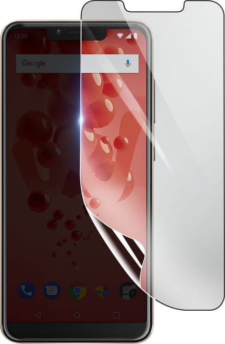 3mk, Geschikt voor Wiko View 2 Plus, Schokbestendige Hydrogel Screenprotector, Transparant