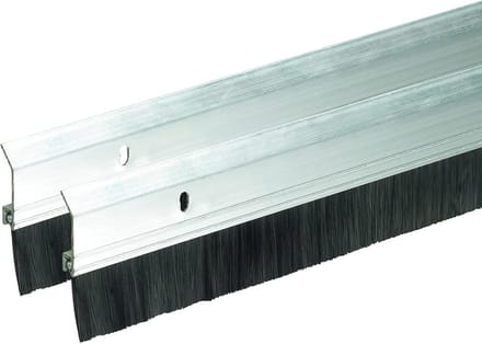 Deurborstel - Tochtwering - Energie besparen - Heavy-duty constructie - 36x2 Inch - Zilver