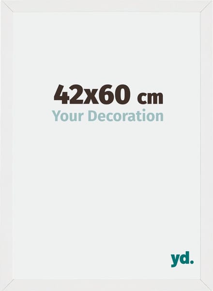 Your Decoration - Fotolijst 42x60 cm - MDF - Wit Hoogglans - Mura