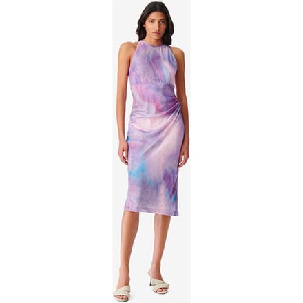 IRO Paris Lidama Mixed Pink Maat: S | Midi Jurken Outlet | Dames | Roze