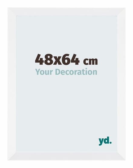 Your Decoration - Fotolijst 48x64 cm - MDF - Wit Mat - Catania