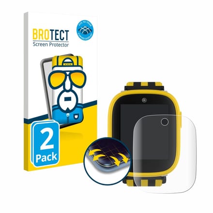 BROTECT - Screenprotector voor Xplora X6 Play BVB-Edition - Folie Beschermfolie transparant volledig dekking - 2 Stuks