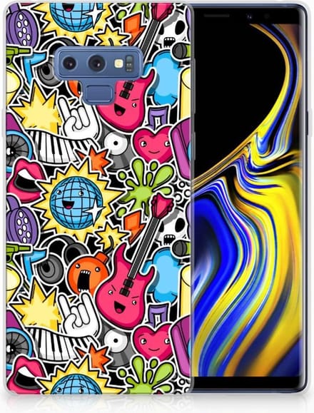 Samsung Galaxy Note 9 Silicone Back Cover Punk Rock