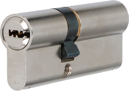Dubbele cilinder - Vernikkeld - Messing - S2 - S2 veiligheidscilinders F6 gelijksluitend per 2, 30/45