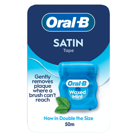 Oral-B Satin Tape Gewaxte Mint Tandzijde - 50 m