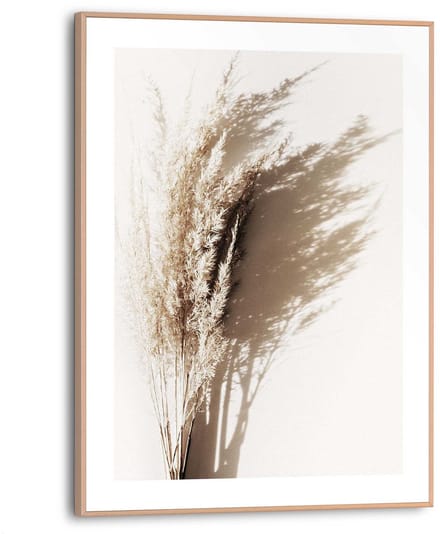 Schilderij Zonnig gras - 40 x 30 - Hout - REINDERS