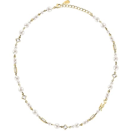Karl Lagerfeld - KLAYR17 - Ketting - Dames - PEARL - 42 cm+5 cm