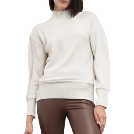 Goa Goa trui coltrui 100% wol Chili model natuurlijk wit fit oversize