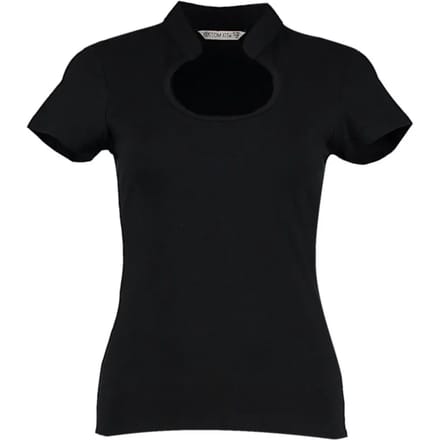 T-shirt met sleutelgat halslijn Kustom Kit