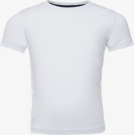 Unsigned basic jongens T-shirt wit - Maat 92