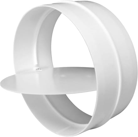 Ronde Ventilatie Connector met Terugslagklep 150 mm