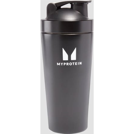 Myprotein shaker van gerecycled metaal - Zwart